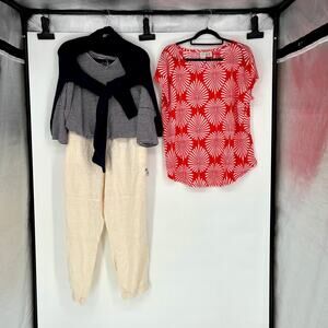 4-Piece Women's Cotton and Linen Capsule Collection - Size XL